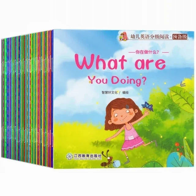 60-Book Set of English Learning Picture Books for Early Readers