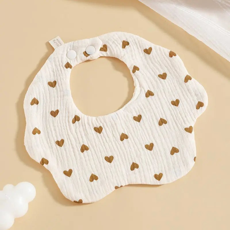 6-Layer Cotton Gauze Baby Bibs (3-Pack)