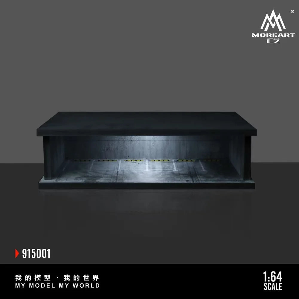 1:64 Scale Garage Diorama Model Kit with Working Lights