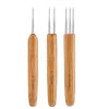 Professional Dreadlock Crochet Hook Needle with Wooden Handle