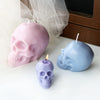 3D Skull Silicone Mold for Candle Making & Resin Crafts