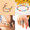 Acrylic Alphabet Beads for Jewelry Making - Mixed Letter Cubes