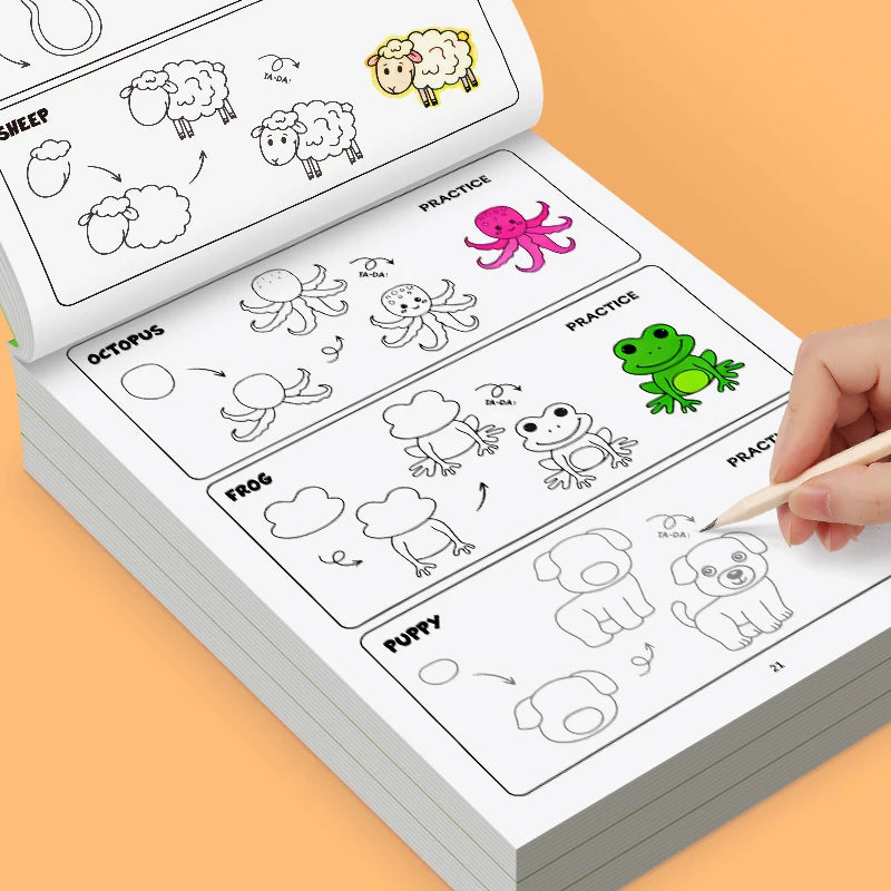 Learn to Draw Animals – 96 Step-by-Step Tutorials for All Ages