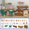 1:12 Dollhouse Furniture Set – Forest Animal Family Miniature Collection