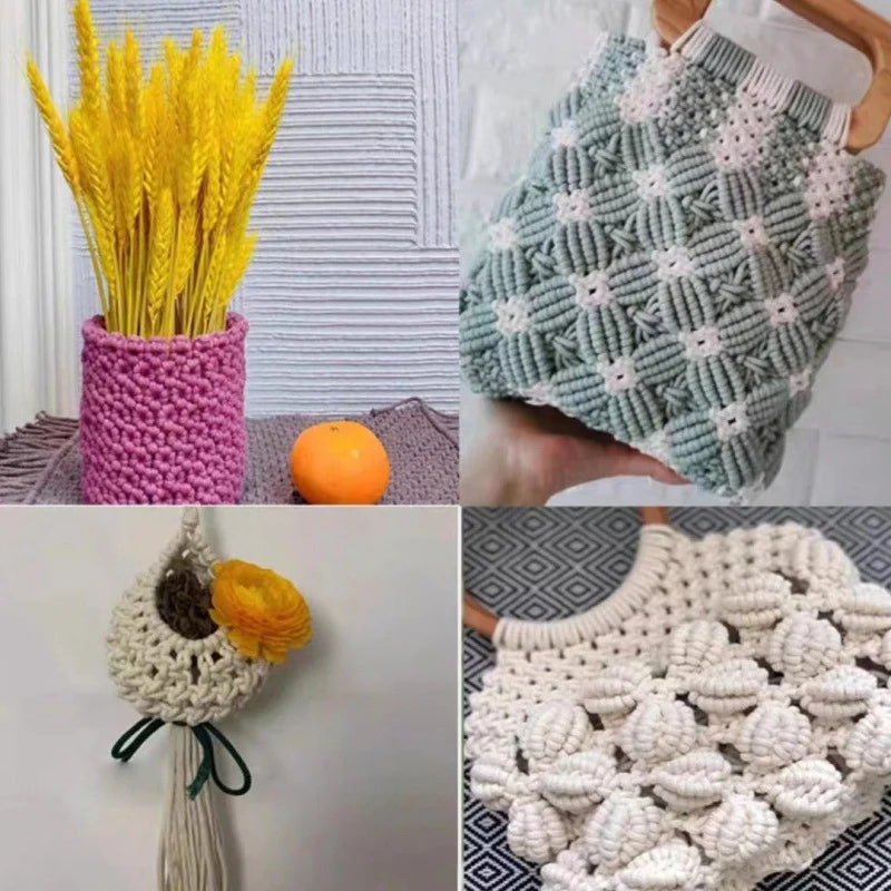 Handmade crochet granny square blanket in light green and white with yellow accents