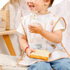 Waterproof Baby Full-Coverage Feeding Bib with Long Sleeves