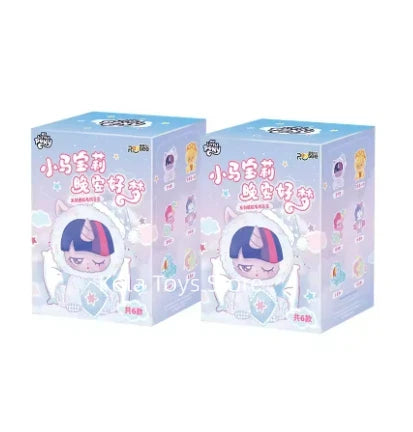 Two boxes of My Little Pony Good Night Dream Series blind box collectible figures.