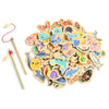 Wooden Magnetic Fishing Game for Kids