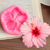 Hibiscus Flower Silicone Mold Set for Cake, Chocolate, Candle & Resin Crafting