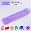 100-Piece Chenille Stem Pipe Cleaners for Crafts & Decor