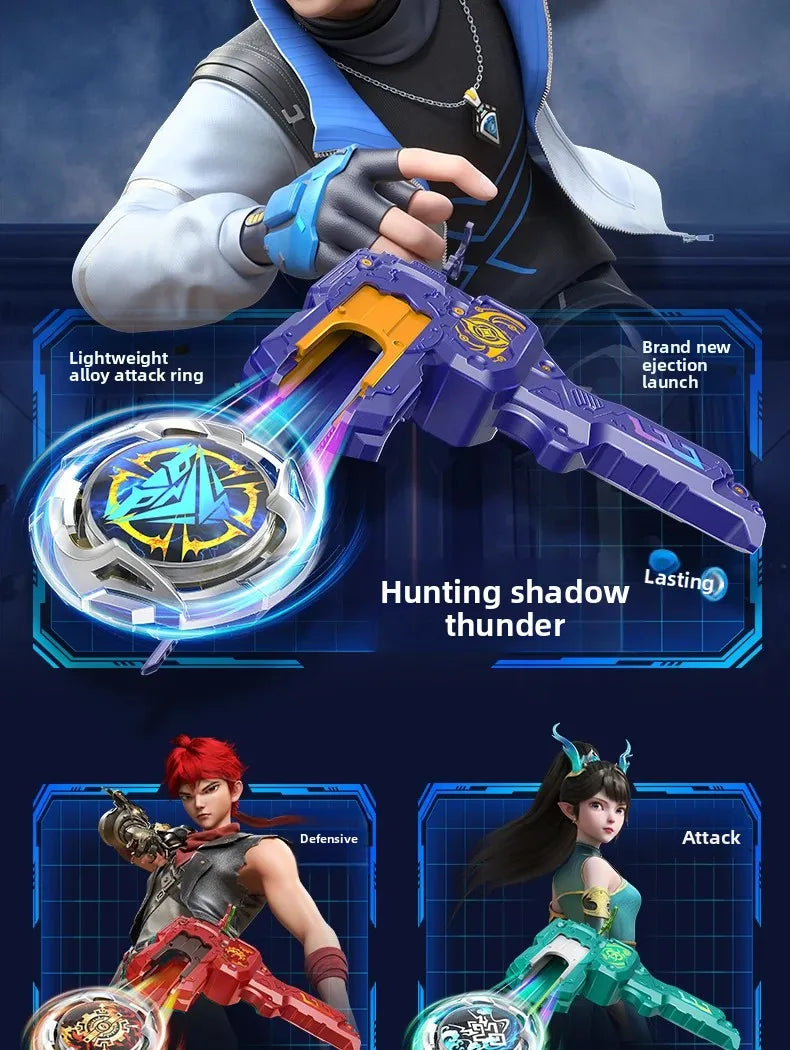 AULDEY Infinity Nado Fighting Spinning Top Toy with Launcher