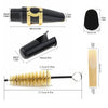 Alto Saxophone Mouthpiece Kit with Reeds, Cushions & Cleaning Brush
