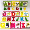 A to I alphabet letter set with reusable tracing flashcards in various colors