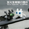 Toothless Night Light Keychain with Movable Wings