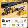 Miniature RC Forklift with Trailer and Bluetooth App Control