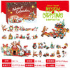 24-Day Christmas Advent Calendar with DIY Tree & Train Set