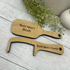 Wooden Head Polishing Brush for Smooth, Shiny Scalps