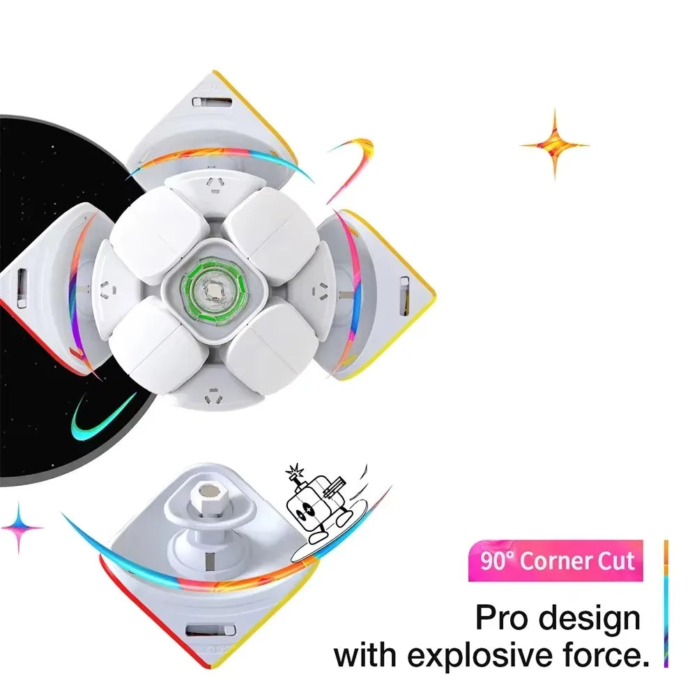 GAN 251 M Pro Magnetic 2x2 Speed Cube
