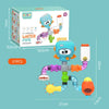 Octopus Suction Cup Bath Toy Building Set with Water Spinners