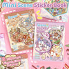 A box of Mini Scene Sticker Book featuring various scenes and stickers for crafting and stress relief
