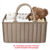 Nursery Diaper Stacker Organizer with Portable Caddy Design