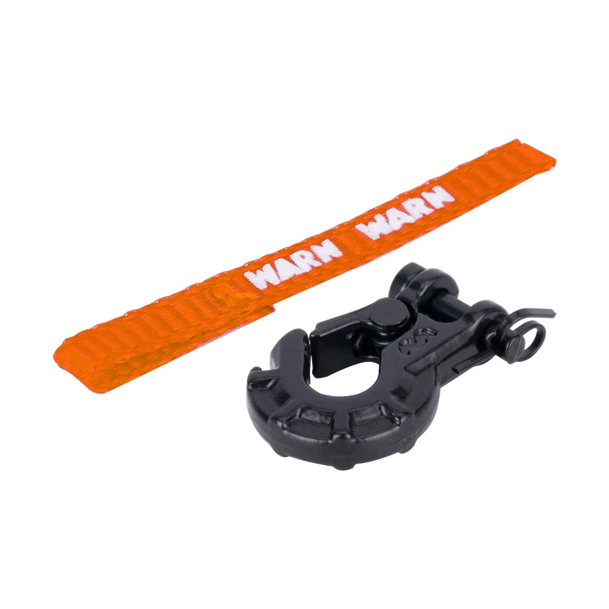 Metal Winch Tow Hook with Pull Strap for 1/10 RC Crawler Trucks