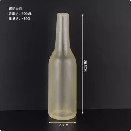 Durable Plastic Bartender Flair Practice Bottle