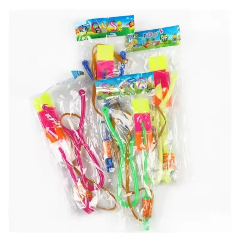 Glowing Dragonfly Slingshot Toy with LED Arrows