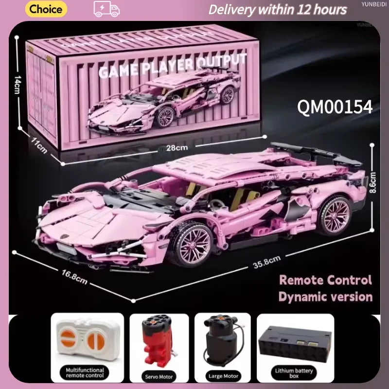 1:14 Scale Remote Control Racing Car Building Kit
