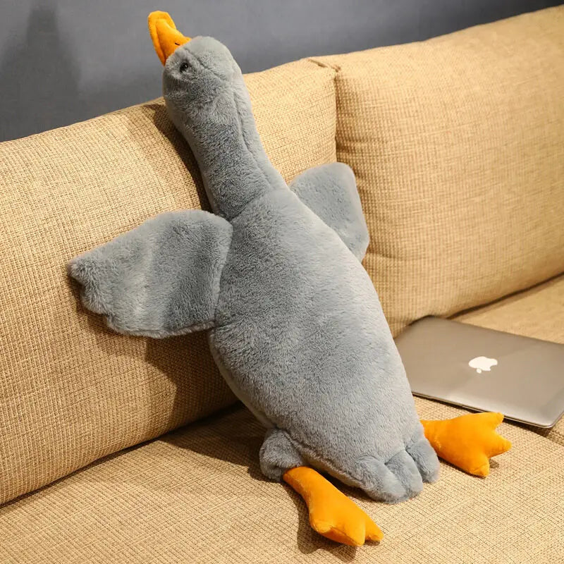 Extra-Large Yellow Duck Plush Pillow
