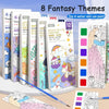Watercolor Painting Book with Brush — Portable Art Kit for Kids
