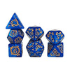Dragon Pattern Polyhedral Dice Set for RPG & Tabletop Gaming