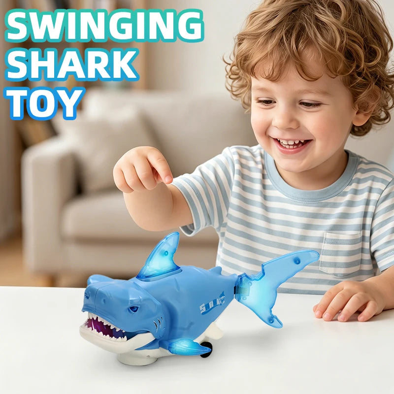 Interactive Electric Shark Toy with Music and Lights
