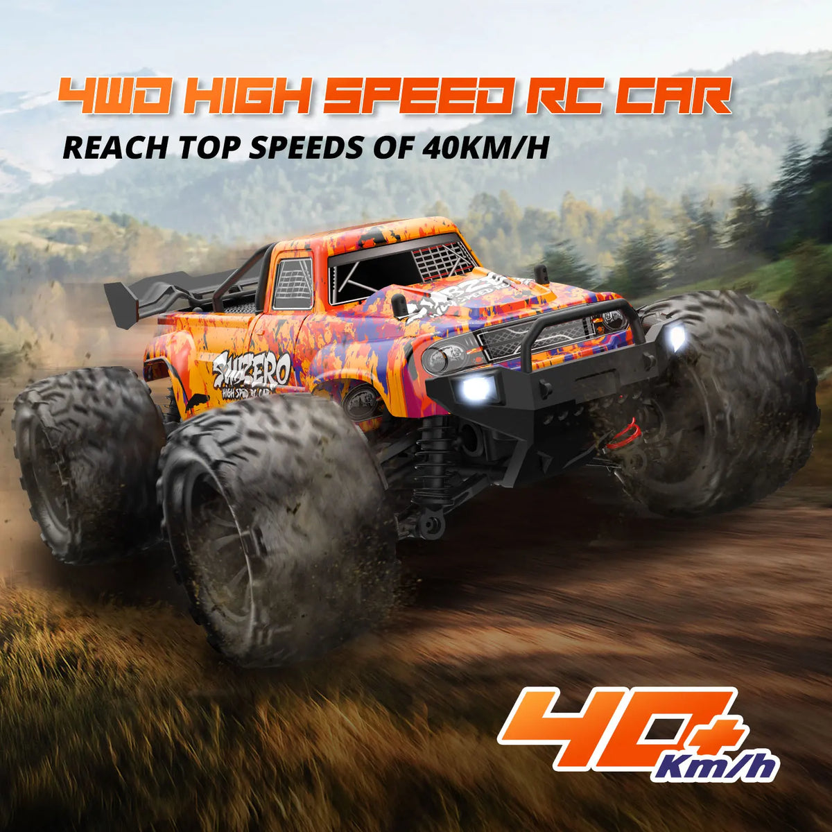1:16 Scale Remote Control Off-Road Monster Truck