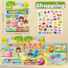 Reusable Sticker Book for Kids – Mess-Free Pretend Play & Learning Themes