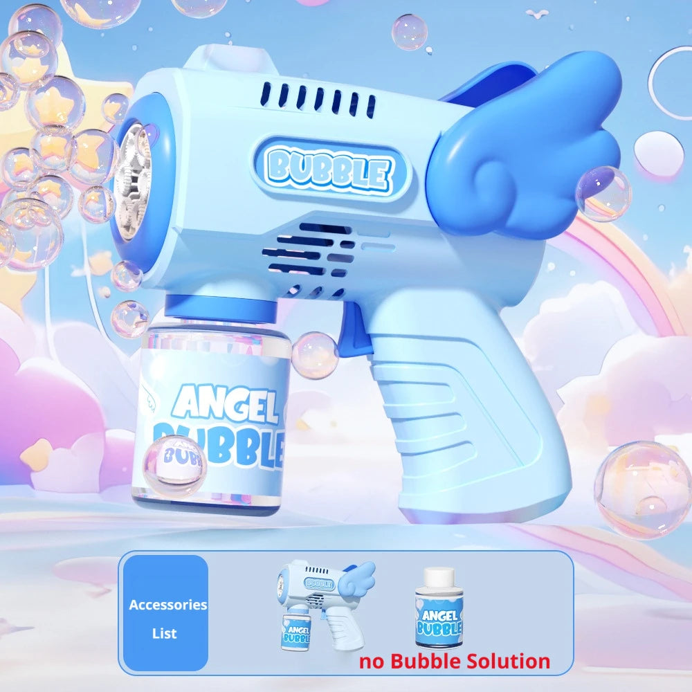Automatic Bubble Gun with Lights and Sound