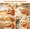 Glitter Dumpling Squeeze Toy for Stress Relief