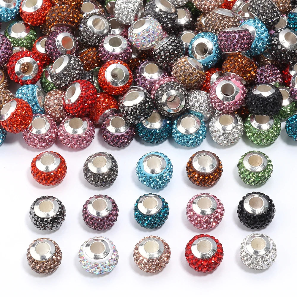 Luxury Rhinestone Spacer Beads for DIY Jewelry Making