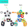 High-Contrast Tummy Time Pillow for Baby Sensory Development