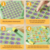 Instructions for playing the Animal Flip Chess Game showing patterns and chess pieces