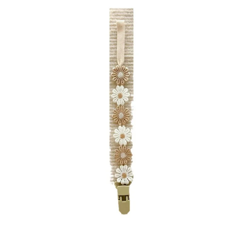 Little Daisy Baby Pacifier Clip