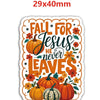 A set of ten autumn pumpkin flatback resin décor items featuring various orange and yellow pumpkins.