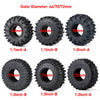 Mud Terrain RC Tires for 1/18 and 1/24 Micro Crawlers