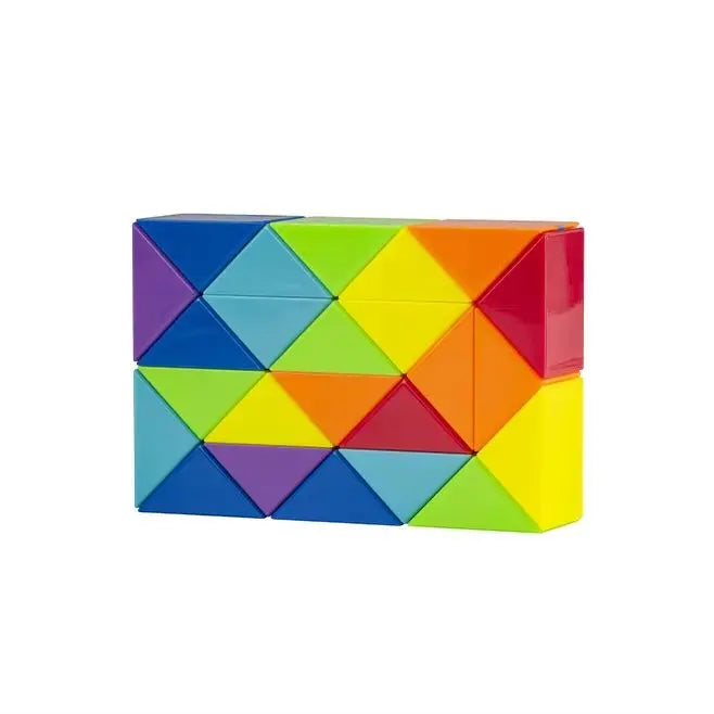 Rainbow Twist Puzzle Snake – Creative Fidget Toy for Kids & Adults