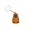 Cute Capybara Keychain Charm – Soft PVC Pendant for Bags, Phones & Keys