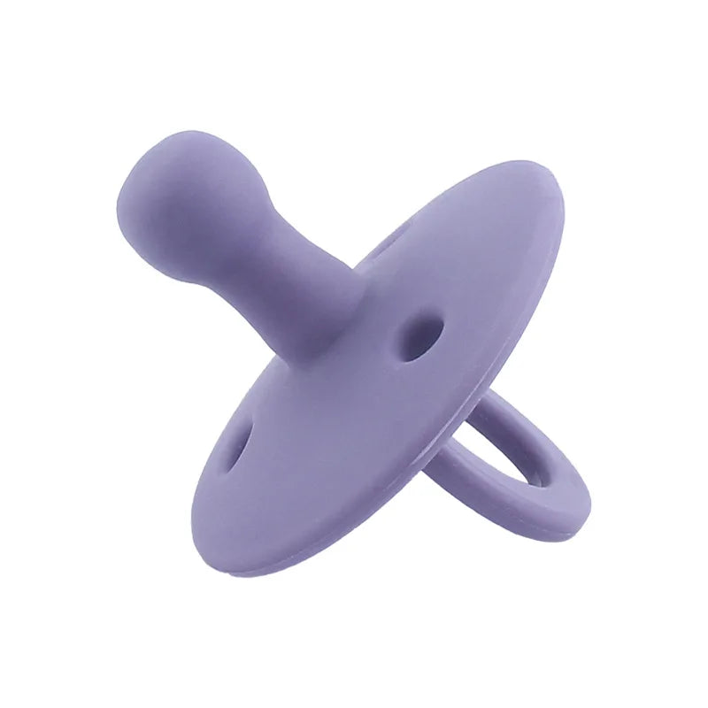 Soft Silicone Baby Pacifier with Clip Chain