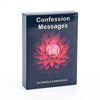 A black box containing a 54 oracle card deck titled Confession Messages