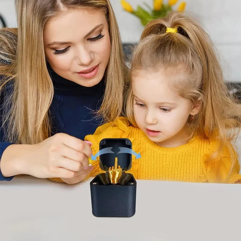 Funny Middle Finger Prank Gift Box - Hilarious Gag Gift for Birthdays, Christmas & More