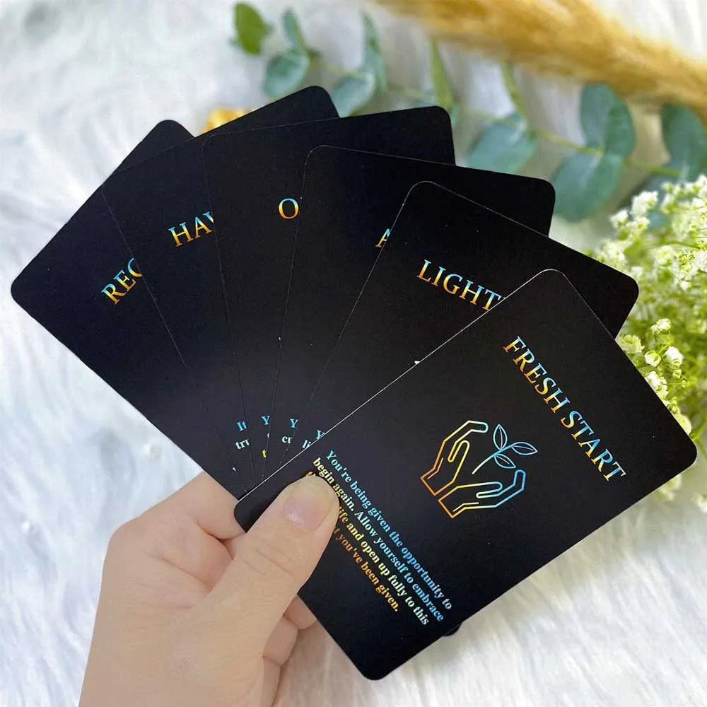 Mind Info Oracle Card Deck – 48 Spiritual Guidance Cards for Clarity and Intuition