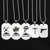 Fortnite Emblem Stainless Steel Charm Pendant Necklace